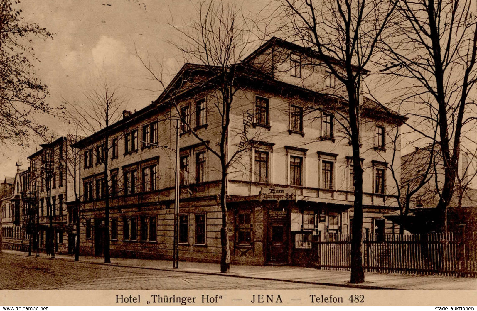 Jena (o-6900) Hotel Thüringer Hof I-II - Jena