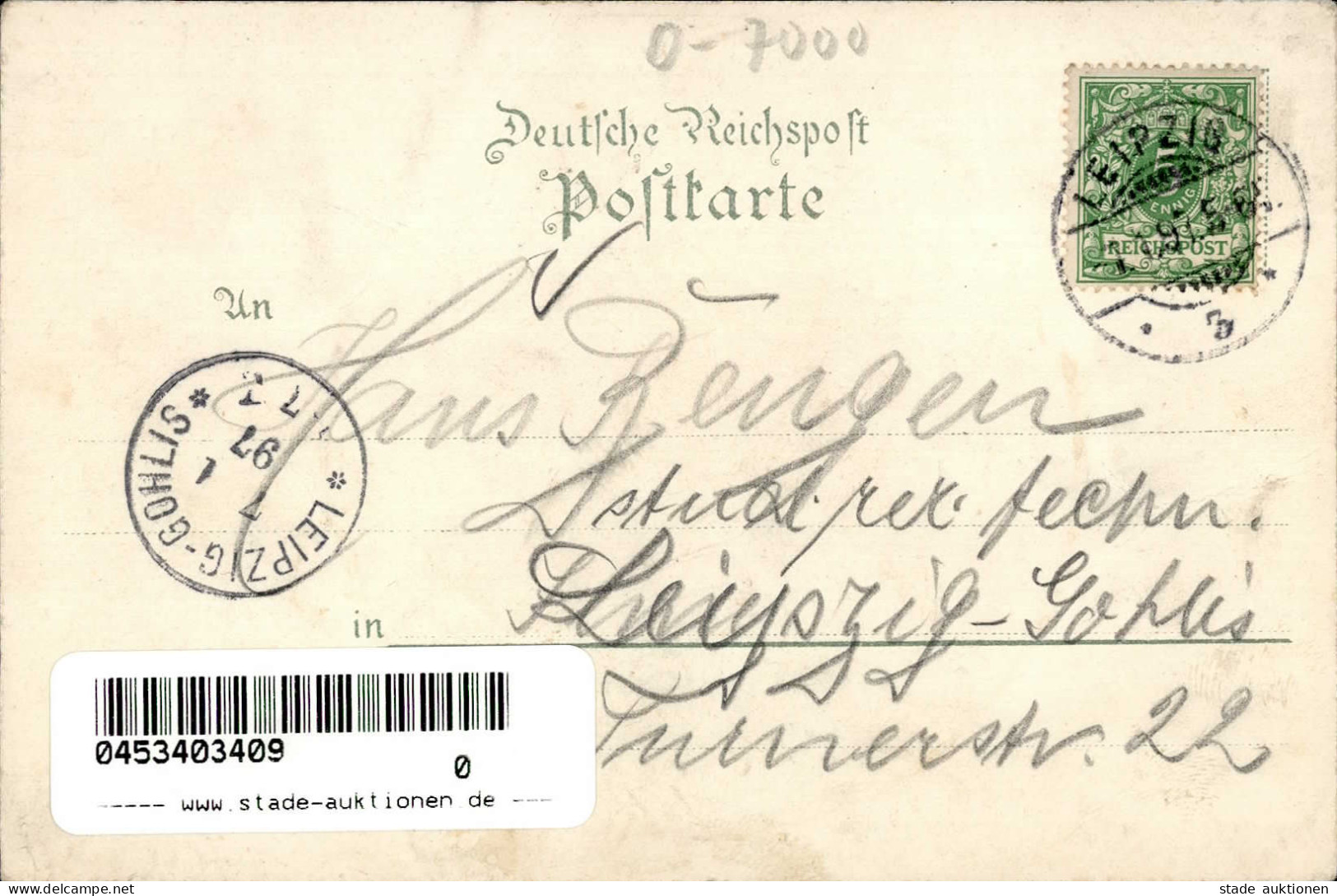 LEIPZIG (o-7000) - WINTERLITHO 1897 I-II - Leipzig