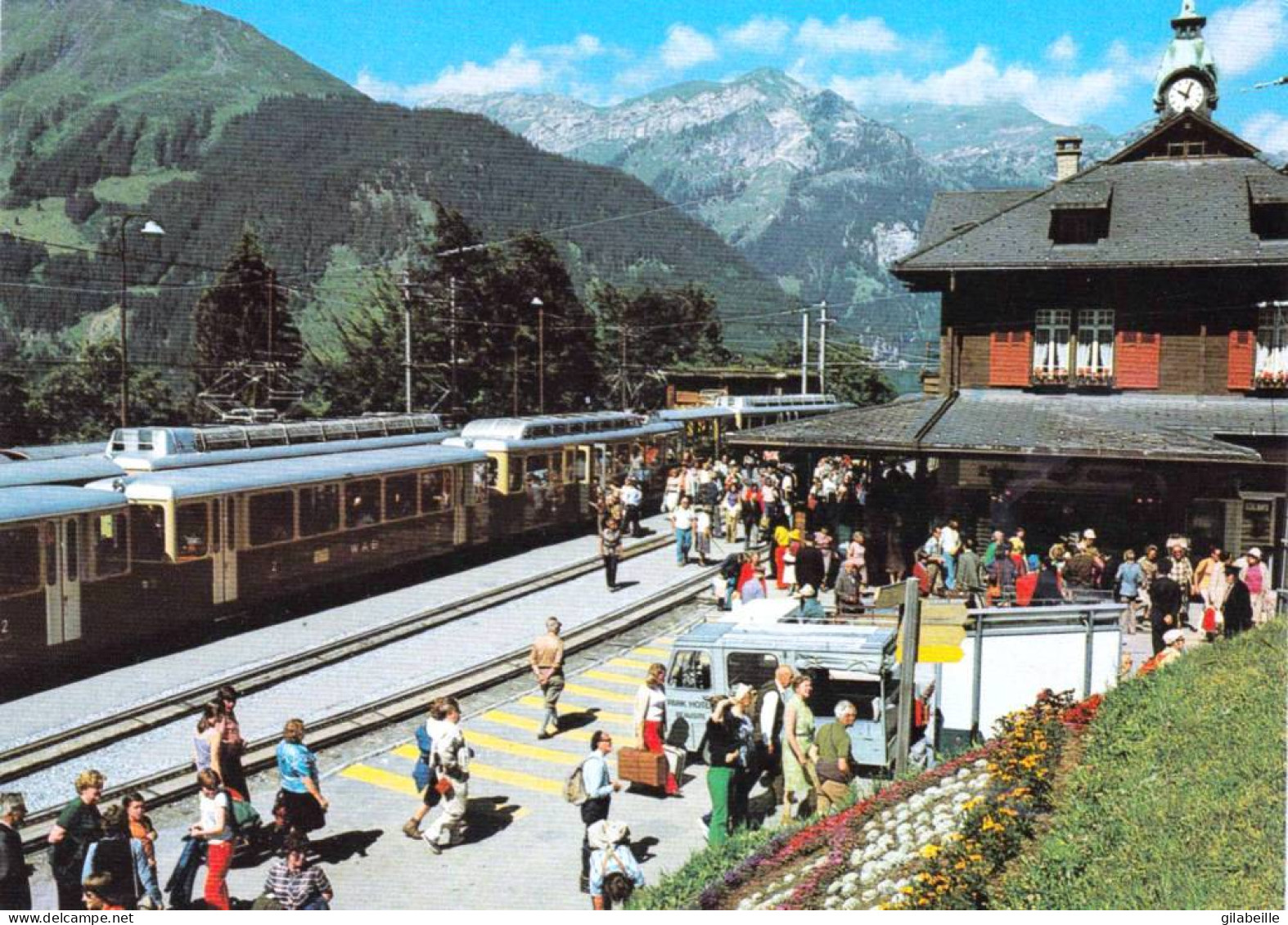 Suisse - WENGEN - Bahnhof - Autres & Non Classés