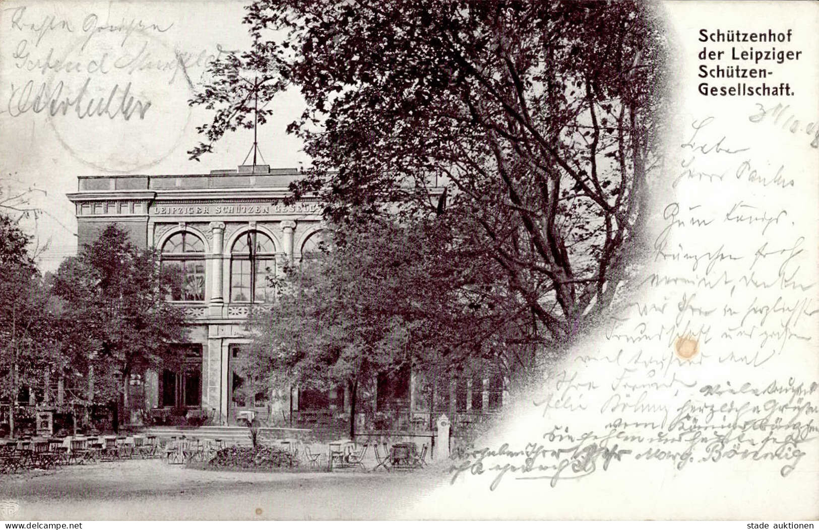 Leipzig (o-7000) Gasthaus Zum Schützenhof I-II - Leipzig