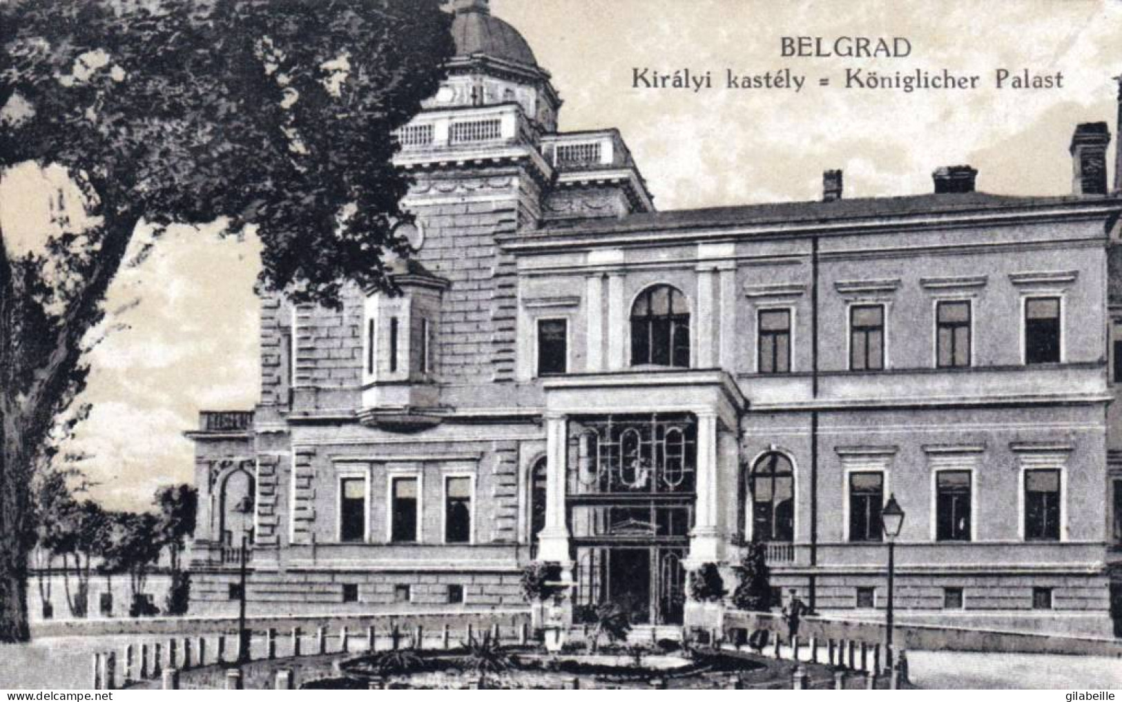 BELGRAD - Kiralyi Kastely - Koniglicher Palast - Servië