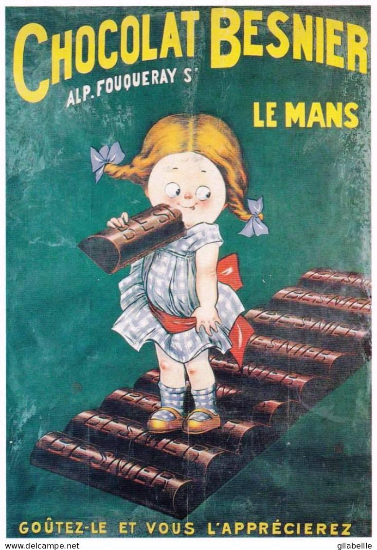 PUBLICITE -  Chocolat BESNIER - Le Mans - Publicité