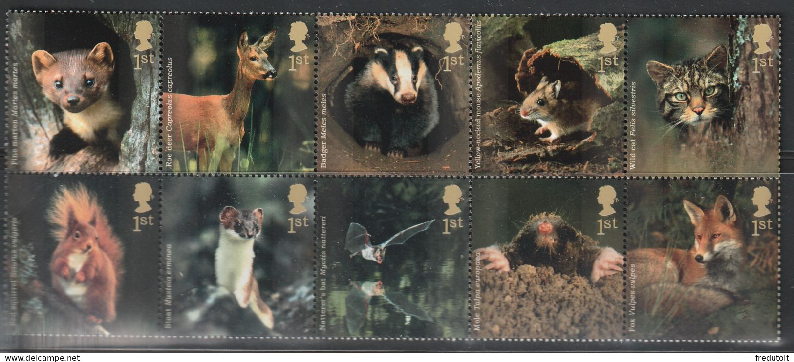 GRANDE BRETAGNE - N°2578/87 ** (2004) Animaux - Unused Stamps