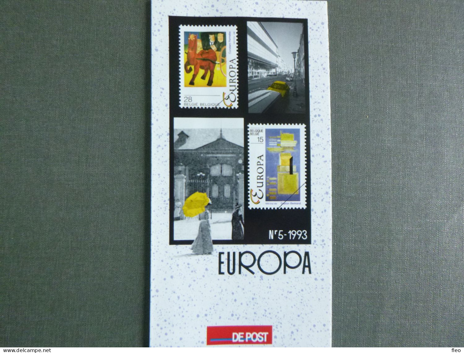 1993 2501/02  PF NL. HEEL MOOI ! Zegels  Met Eerste Dag Stempel : Europa - Post-Faltblätter