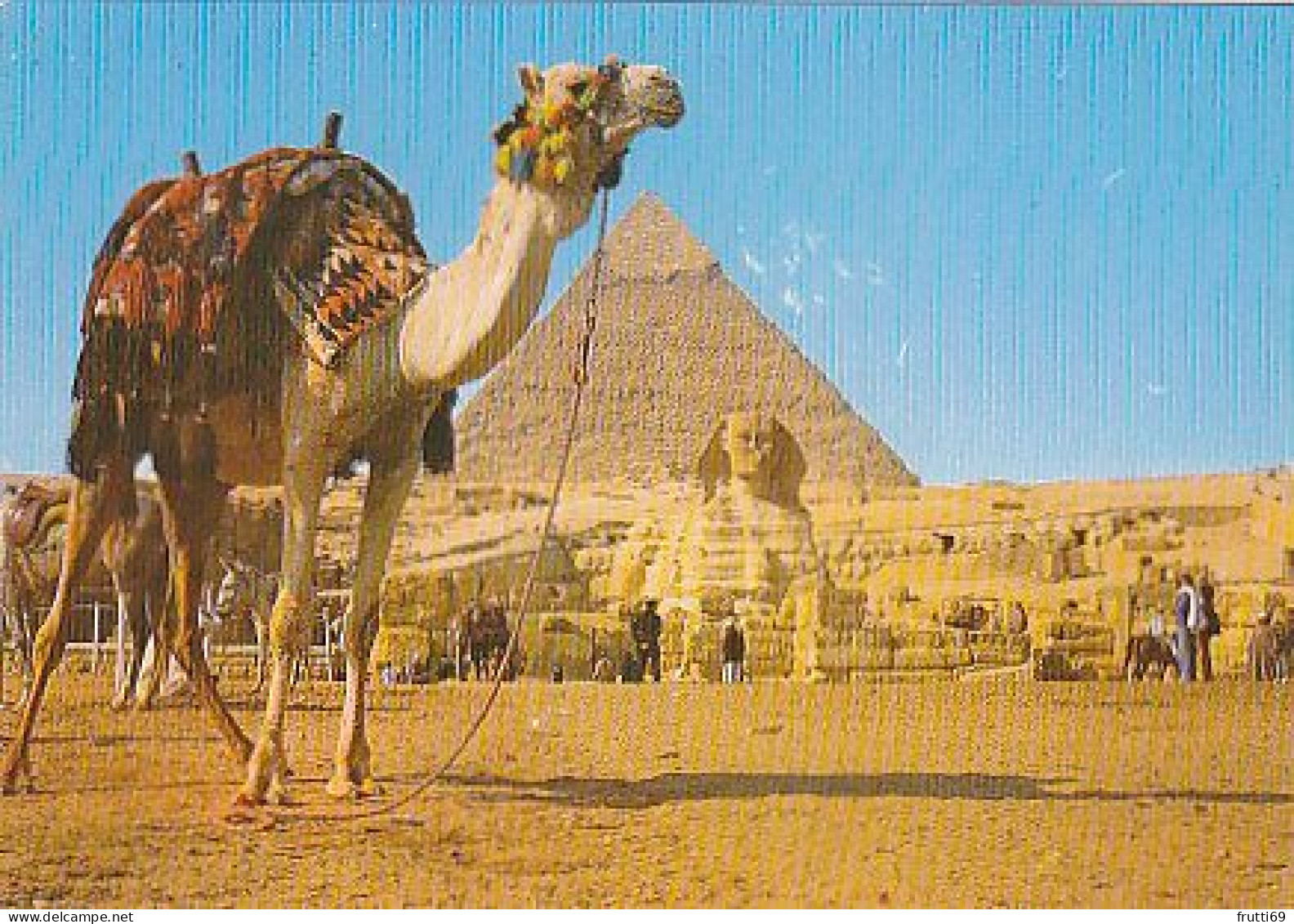 AK 214890 EGYPT - Giza - The Great Sphinx  And Kephren Pyramid - Sphynx