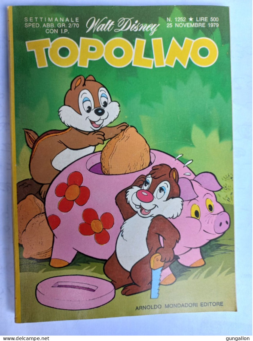 Topolino (Mondadori 1979)  N. 1252 - Disney