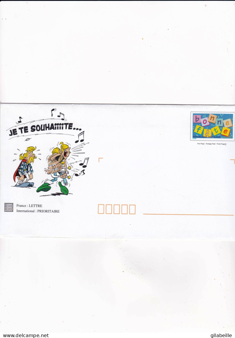 FRANCE - PAP - Entier Postal - Asterix - Goscinny/Uderzo  -  Barde Assurancetourix - Enveloppe Seule - Listos A Ser Enviados: Otros (1995-...)
