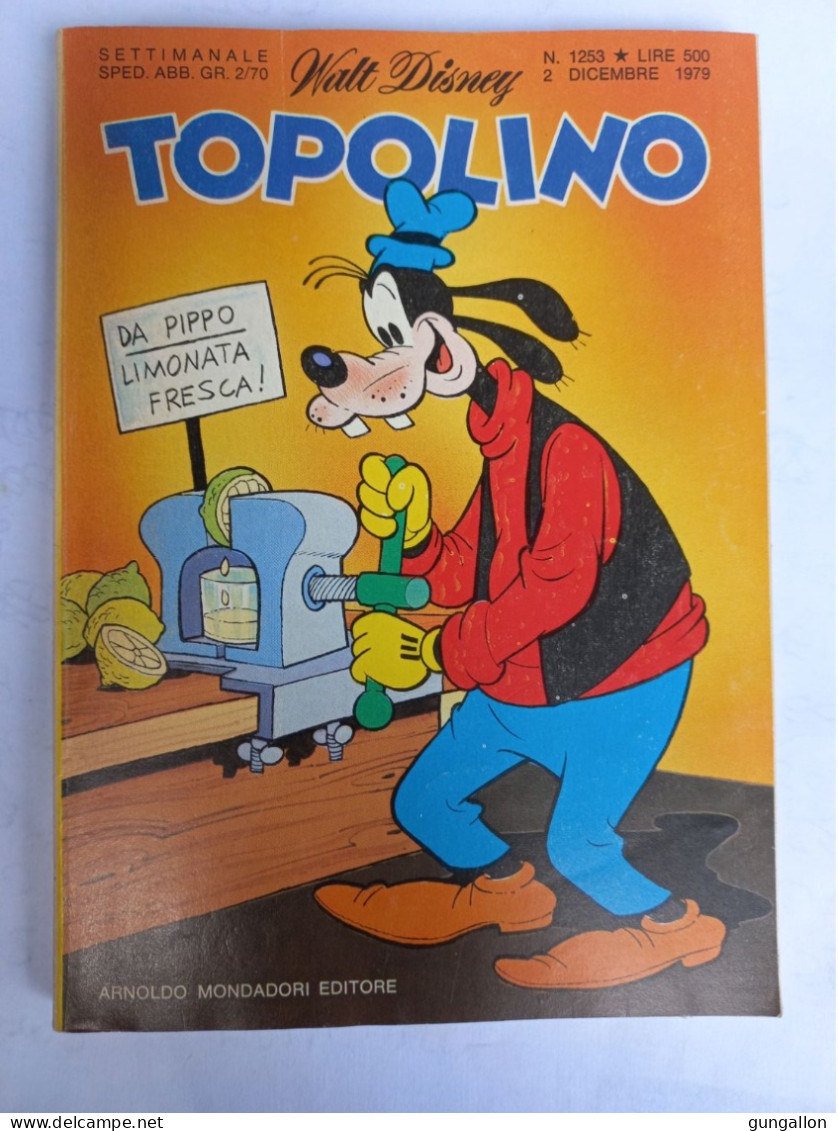 Topolino (Mondadori 1979)  N. 1253 - Disney