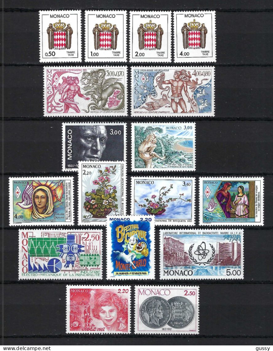 MONACO Ca.1985:  Lot De Neufs** - Unused Stamps