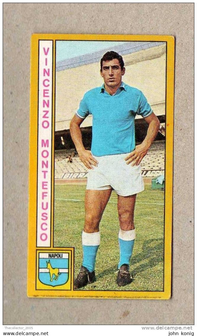 CALCIATORI - CALCIO - Figurine Panini 1969-1970 # NAPOLI (VINCENZO MONTEFUSCO) - Italian Edition