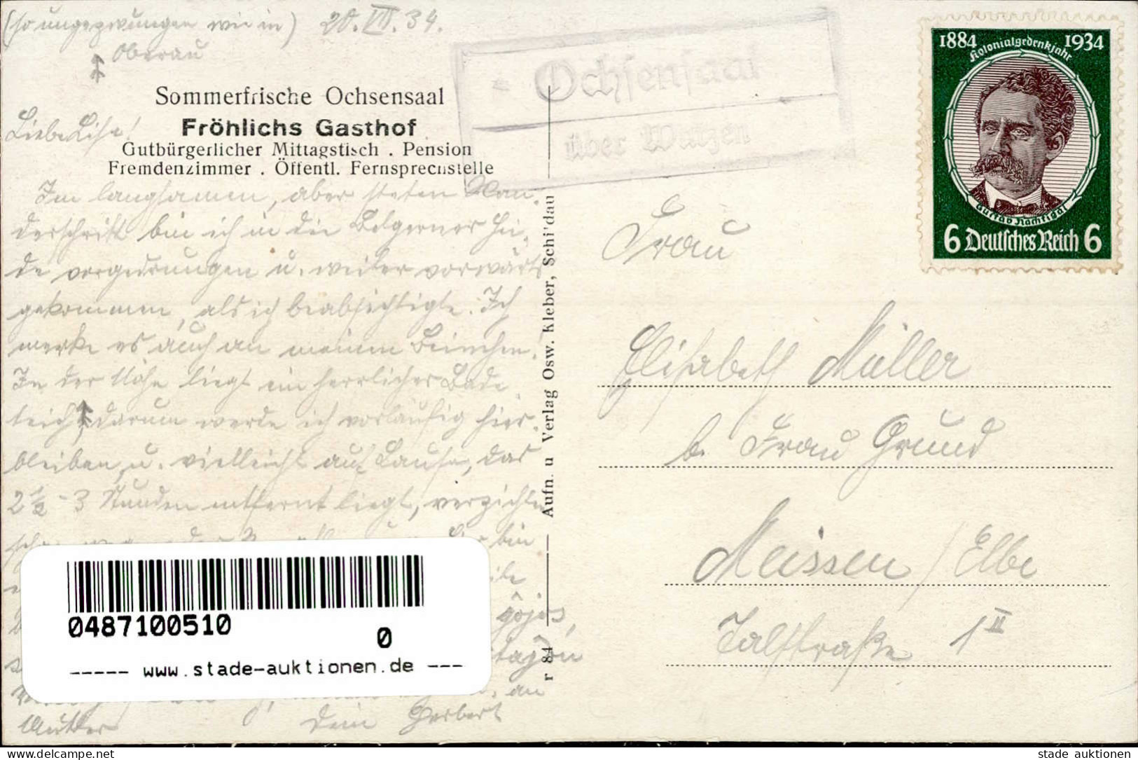 Ochsensaal (o-7261) Gasthaus I- - Other & Unclassified