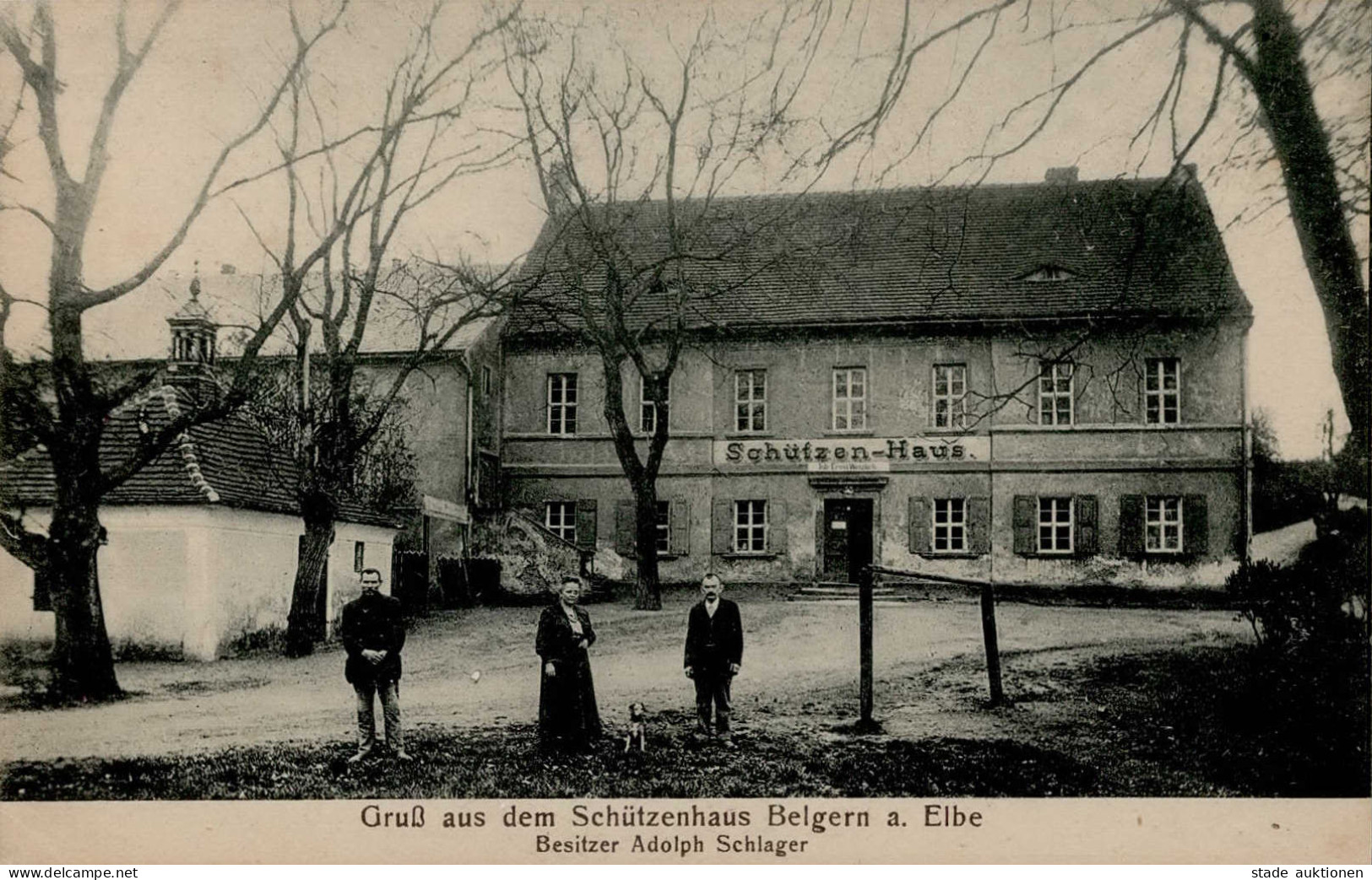 Belgern (o-7293) Schützenhaus 1919 II (kleine Stauchung) - Autres & Non Classés