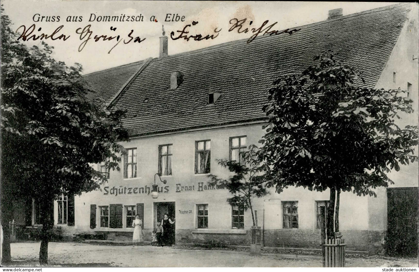 Dommitzsch (o-7294) Schützenhaus Bahnpost Eilenburg Wittenberg Zug 2227 I- - Other & Unclassified