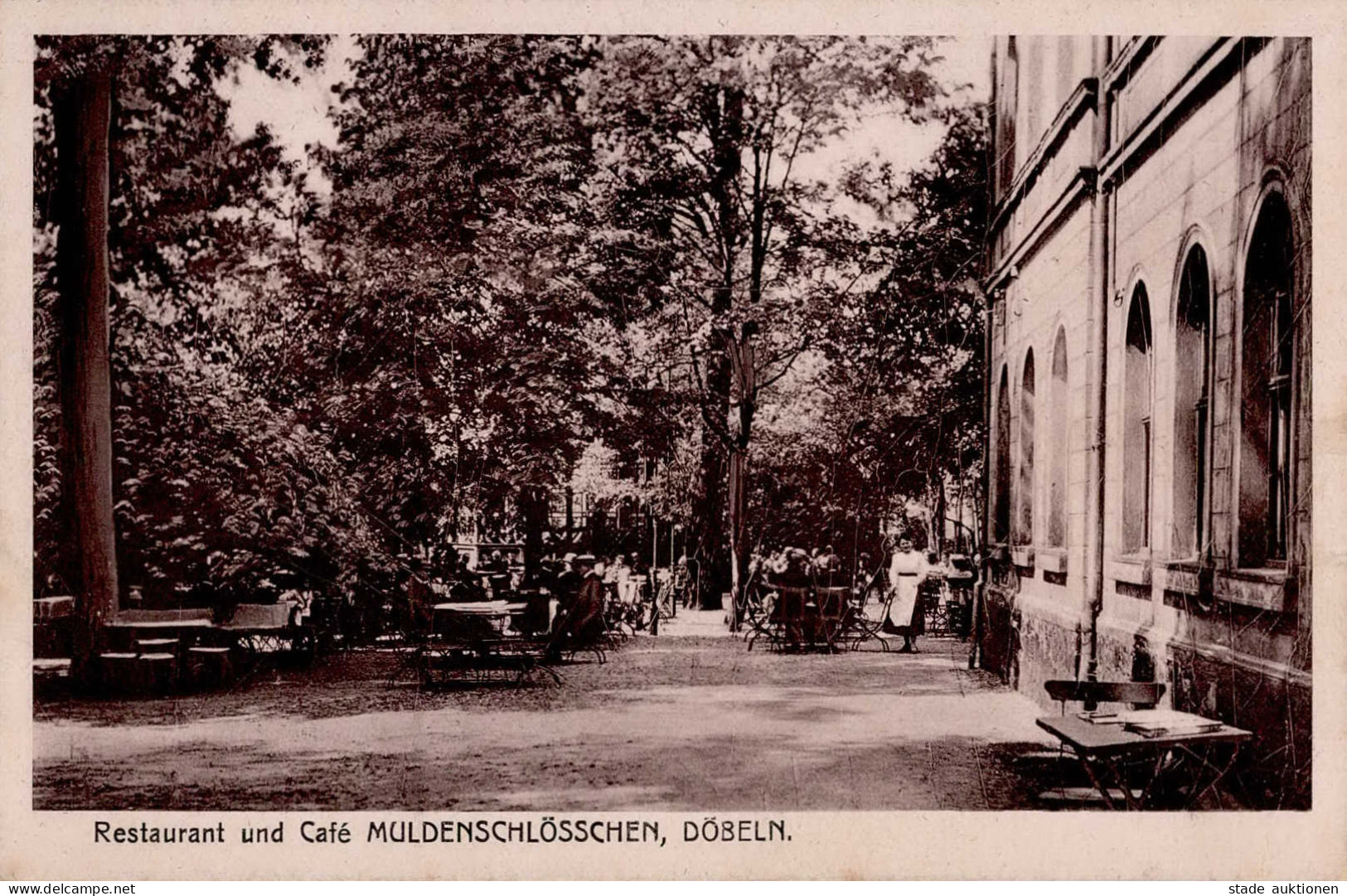 Döbeln (o-7300) Gasthaus Und Cafe Muldenschlösschen I-II (Stauchung) - Other & Unclassified