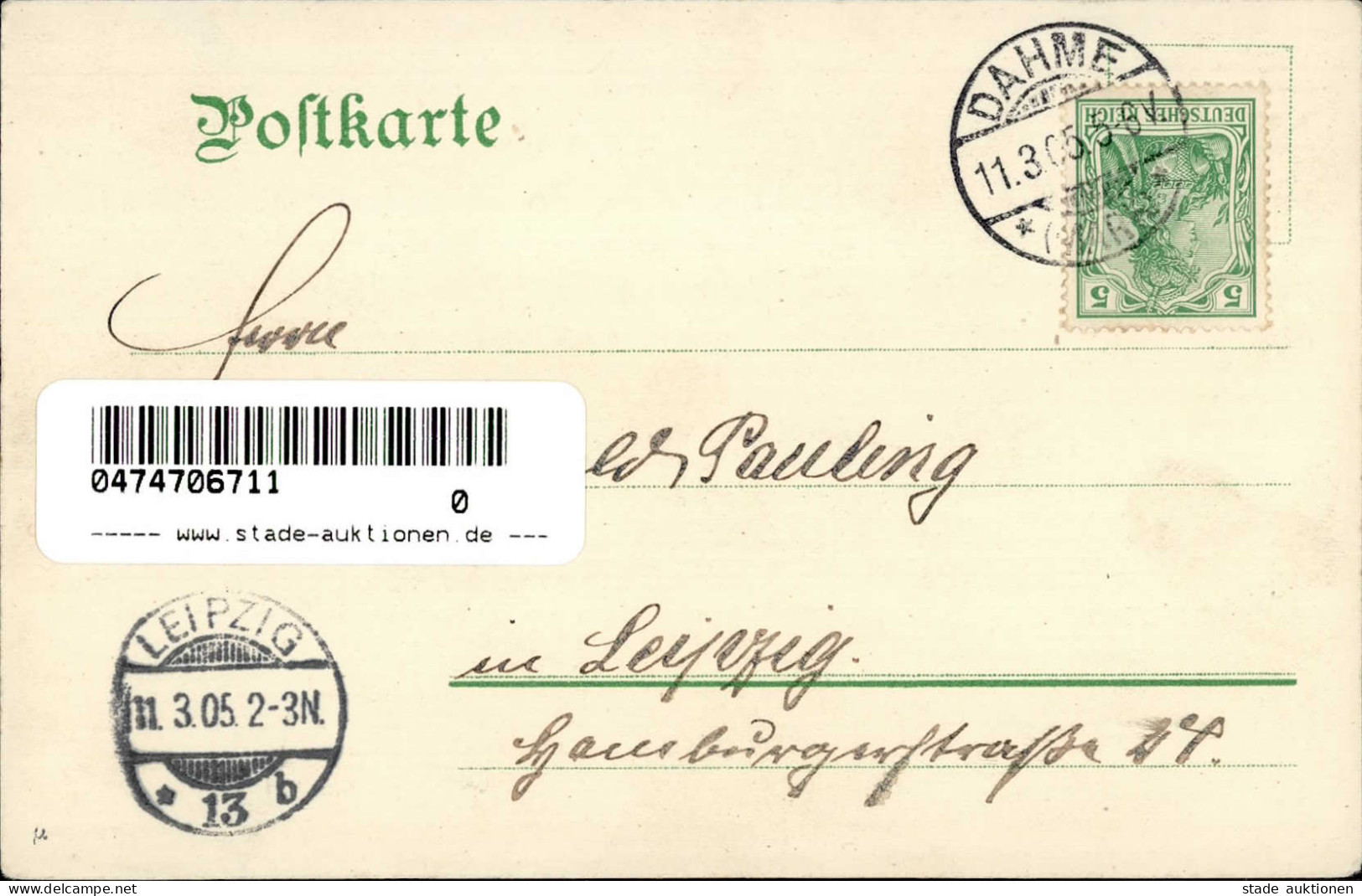 Dahme (o-7962) Schützenhaus 1905 I- - Other & Unclassified