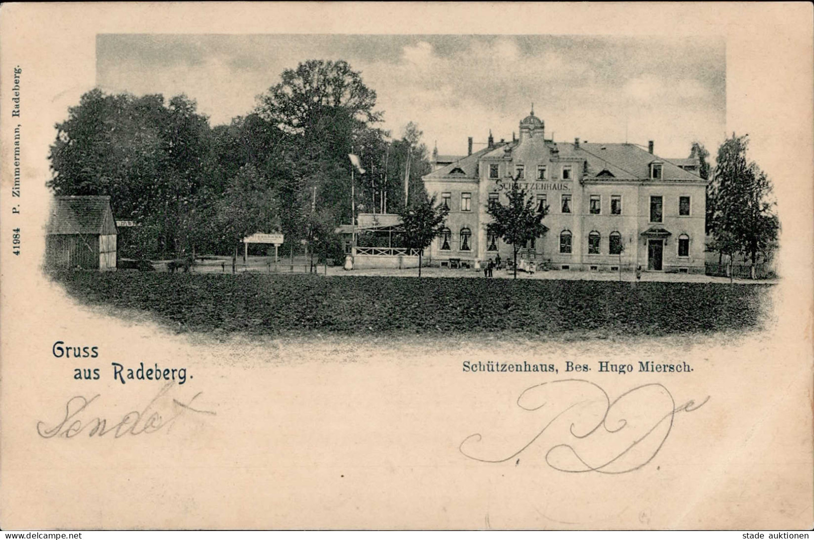 Radeberg (o-8142) Schützenhaus 1901 II (Stauchung) - Other & Unclassified