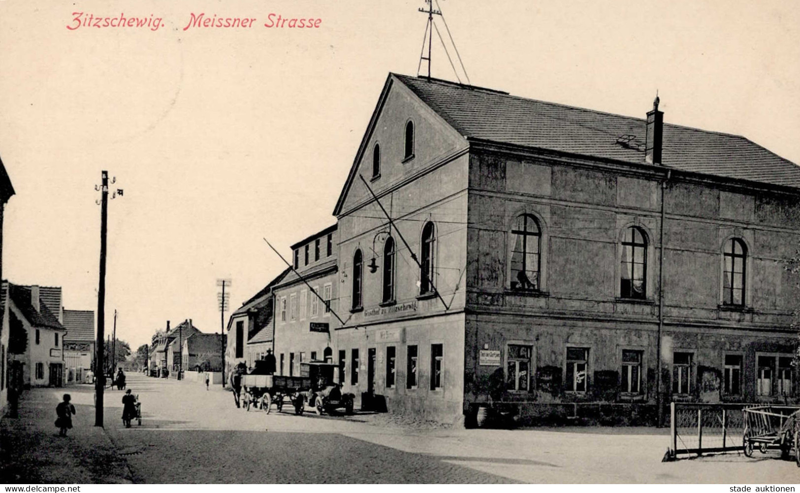 Zitzschewig (o-8122) Meissner Strasse Gasthaus Zu Zitzschewig I- - Other & Unclassified