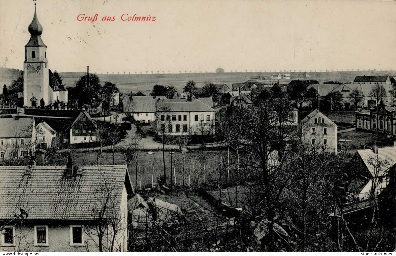 Colmnitz (o-8214) Kirche 1927 I-II - Other & Unclassified