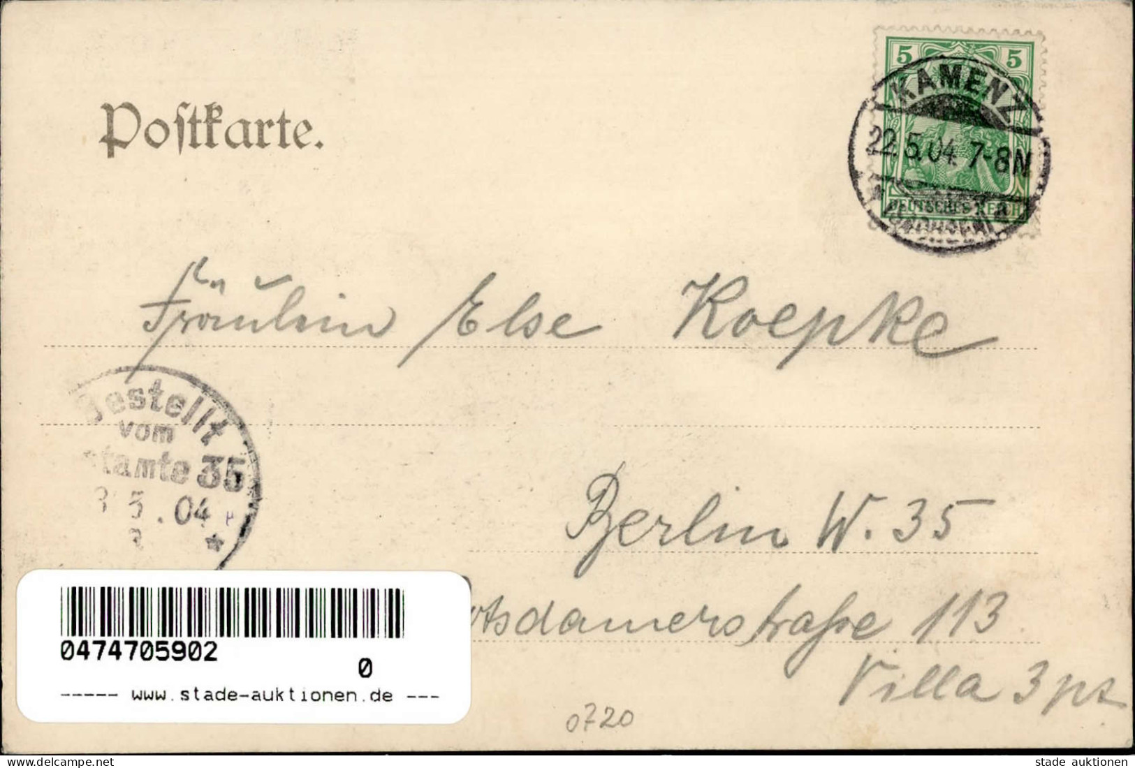Kamenz (o-8290) Schützenhaus 1904 I - Other & Unclassified