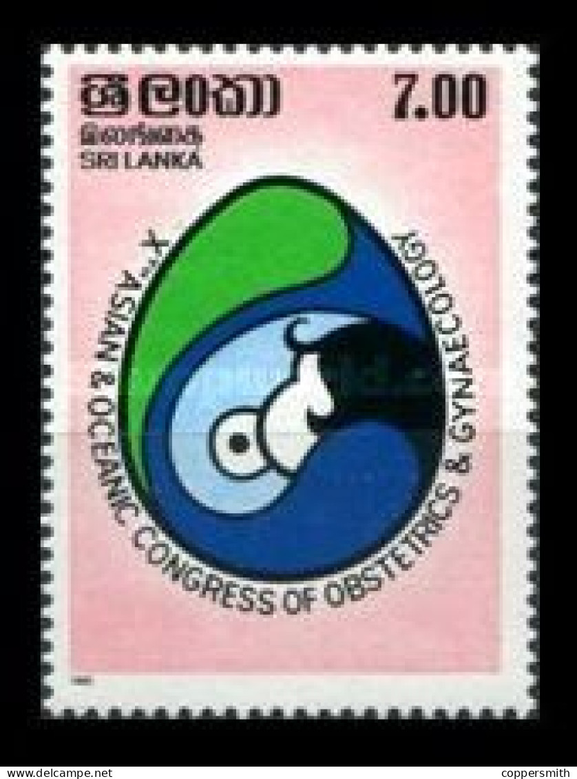 (0183) Sri Lanka  1985 / Medicine / Gynaecology  ** / Mnh  Michel 708 - Sri Lanka (Ceylon) (1948-...)