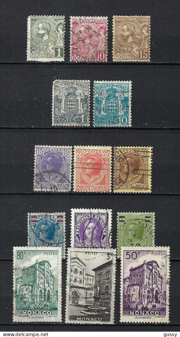 MONACO Ca.1891-1943:  Lot De Neufs** - Unused Stamps