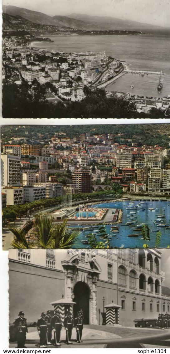 LOT DE 5 CARTES - MONACO - MONTE-CARLO - Sonstige & Ohne Zuordnung