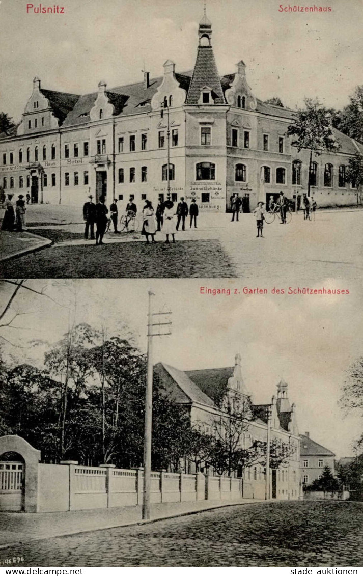 Pulsnitz (o-8514) Schützenhaus 1914 I- - Autres & Non Classés