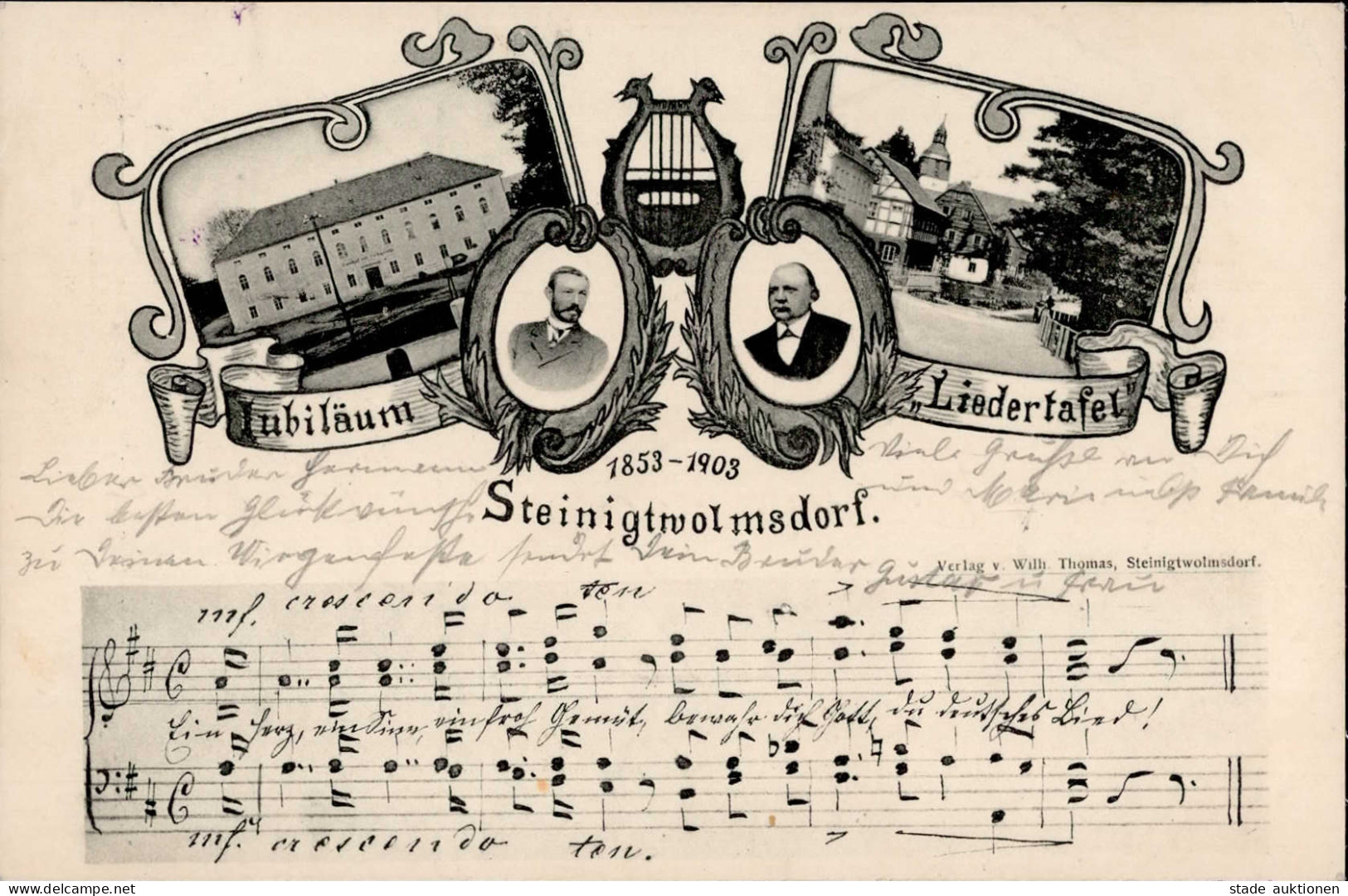 Steinigtwolmsdorf (o-8509) - 50 Jahre LIEDERTAFEL Steinigtwolmsdorf 1903 I - Altri & Non Classificati