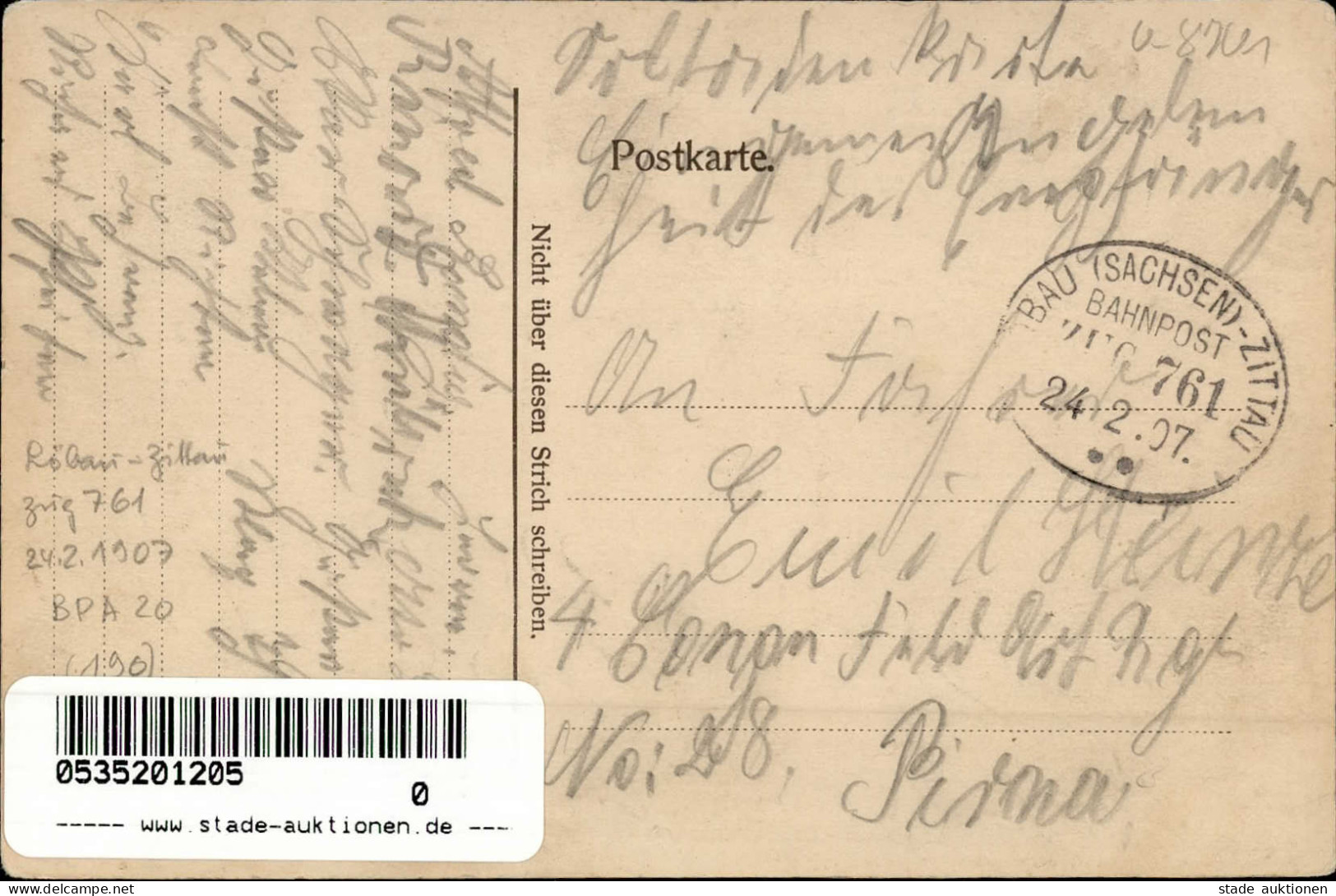 Großschweidnitz (o-8701) Gasthaus Zum Höllengrund Postamt 1907 I-II - Other & Unclassified