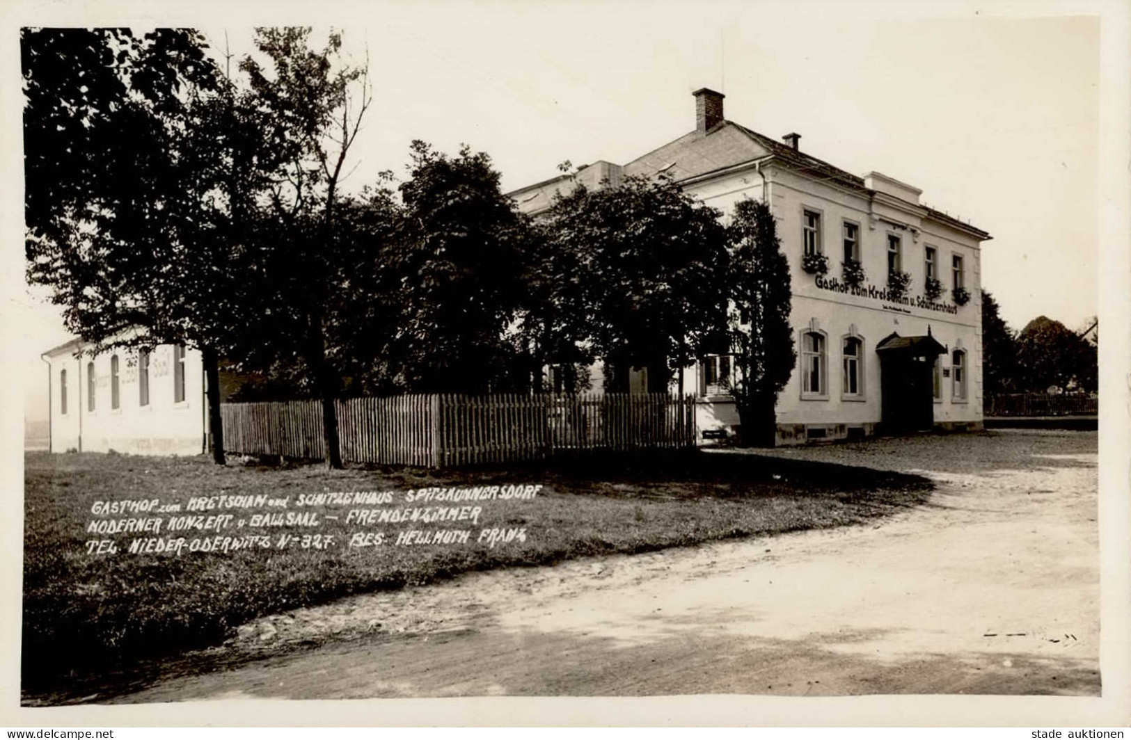 Spitzkunnersdorf (o-8801) Gasthaus Zum Kretscham Schützenhaus I - Autres & Non Classés