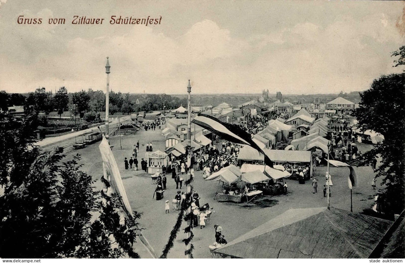 Zittau (o-8800) Schützenfest I-II (fleckig) - Autres & Non Classés