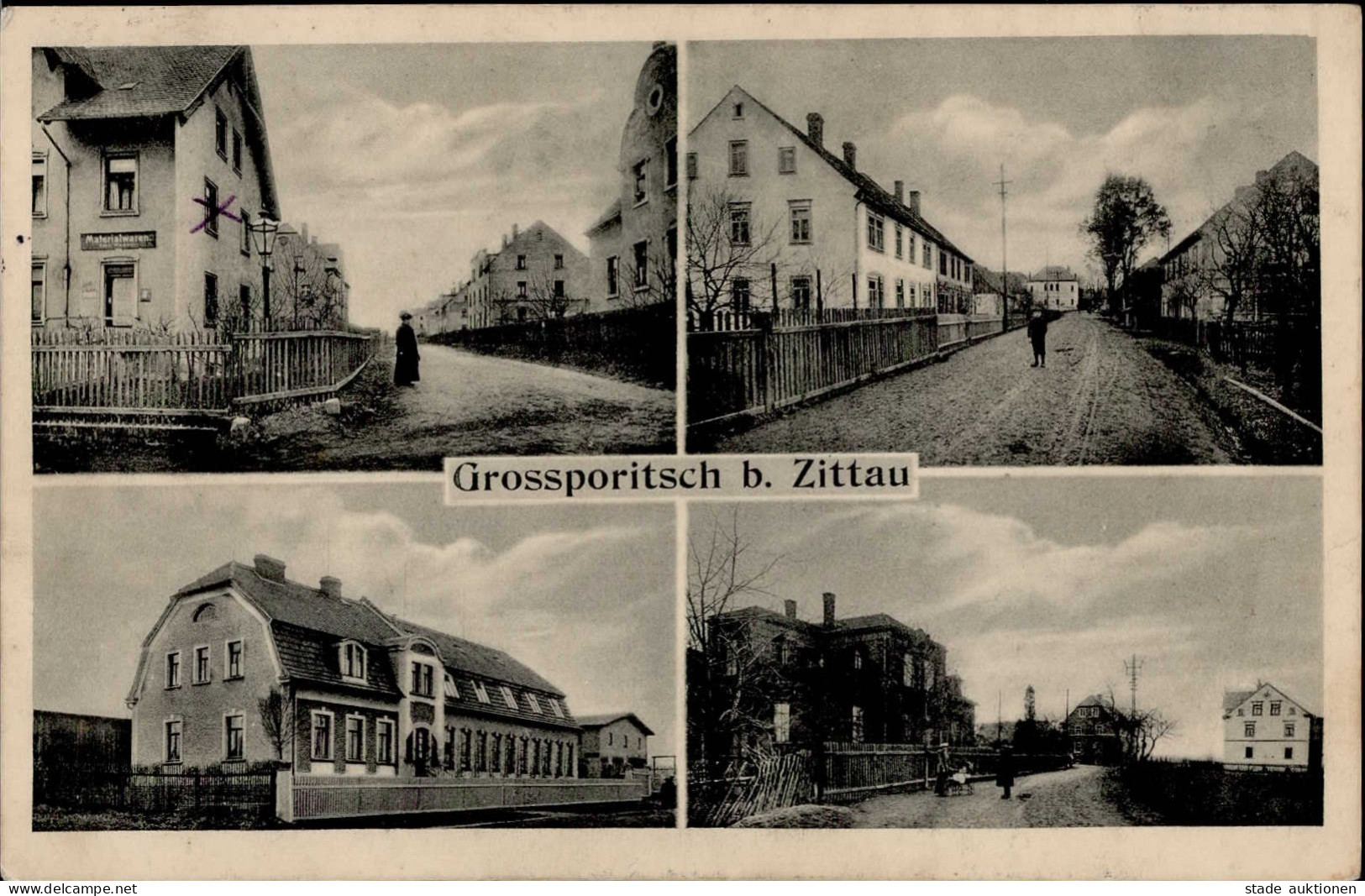 Grossporitsch (o-8800) Materialwarenhandlung 1915 I-II (Stauchung) - Other & Unclassified