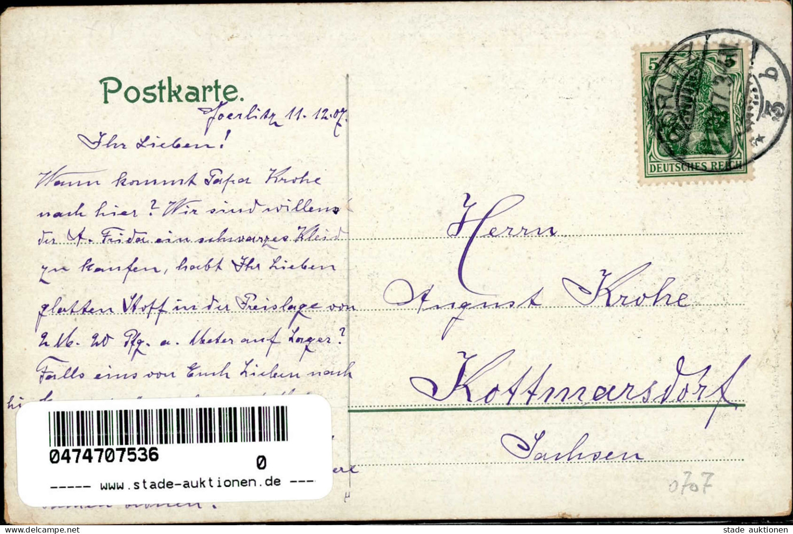 Görlitz (o-8900) Schützenhaus 1907 II (Stauchungen) - Other & Unclassified