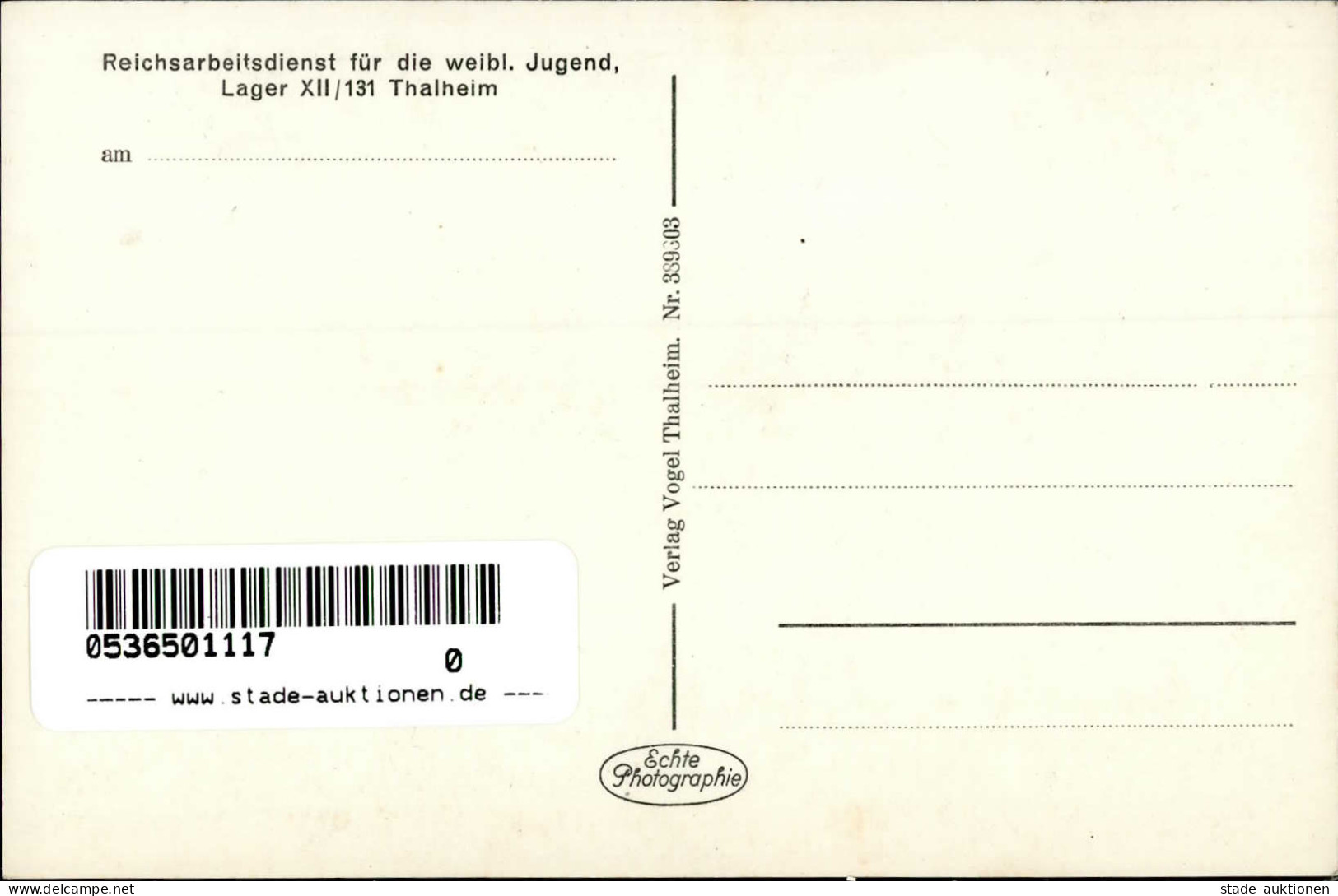 Thalheim (o-8569) RAD Abteilung 12/131 I - Otros & Sin Clasificación