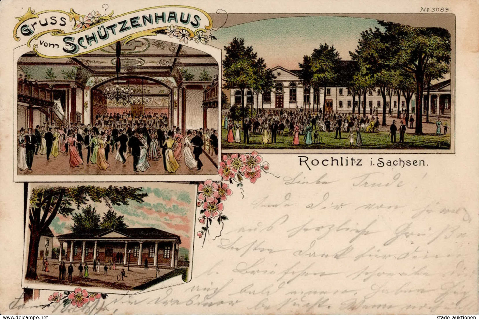 Rochlitz (o-9290) Schützenhaus 1900 I- - Other & Unclassified