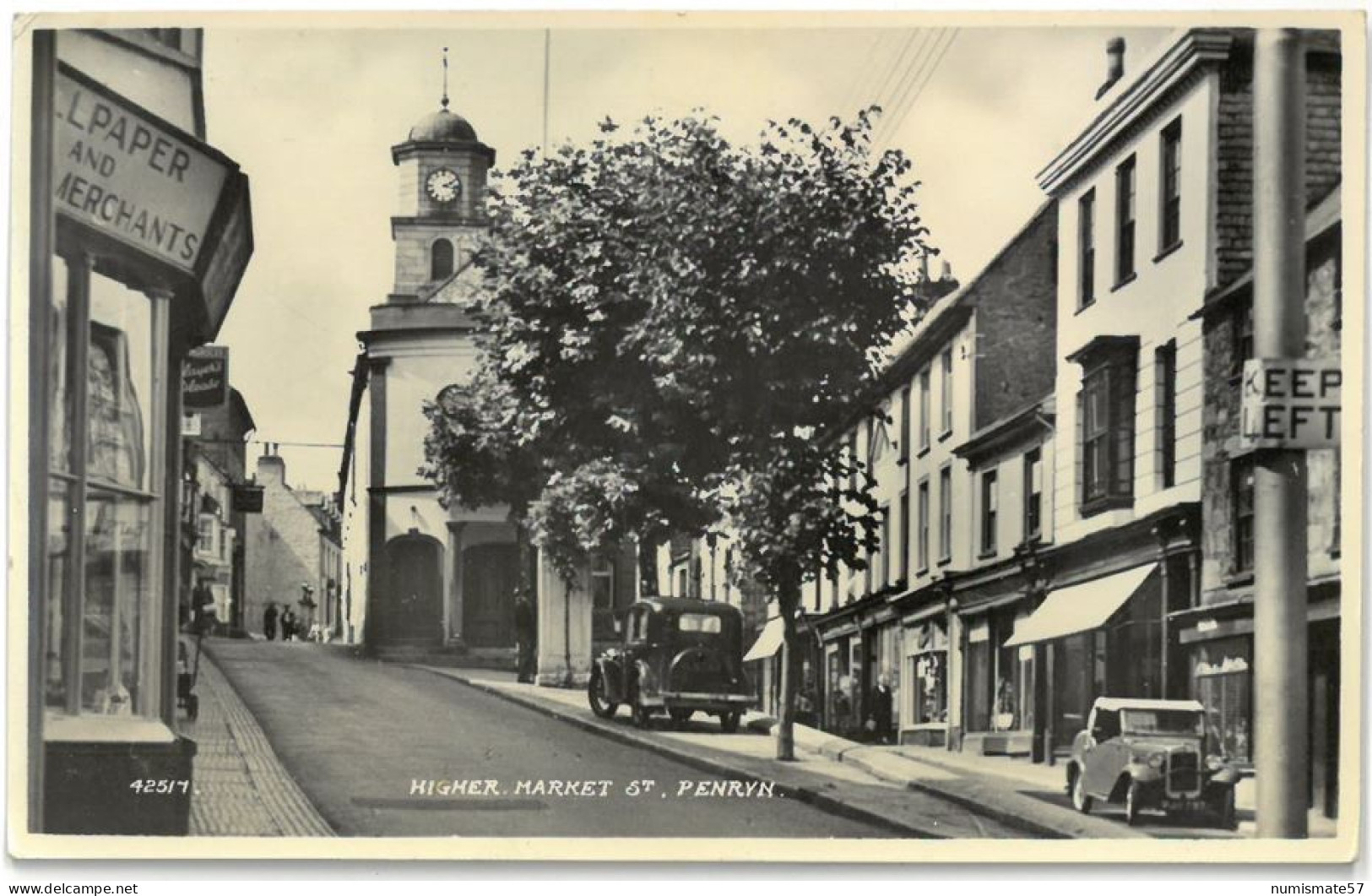 CPA PENRYN - High Market Street - Pub. Harvey & Son Ltd N°42517 - Andere & Zonder Classificatie