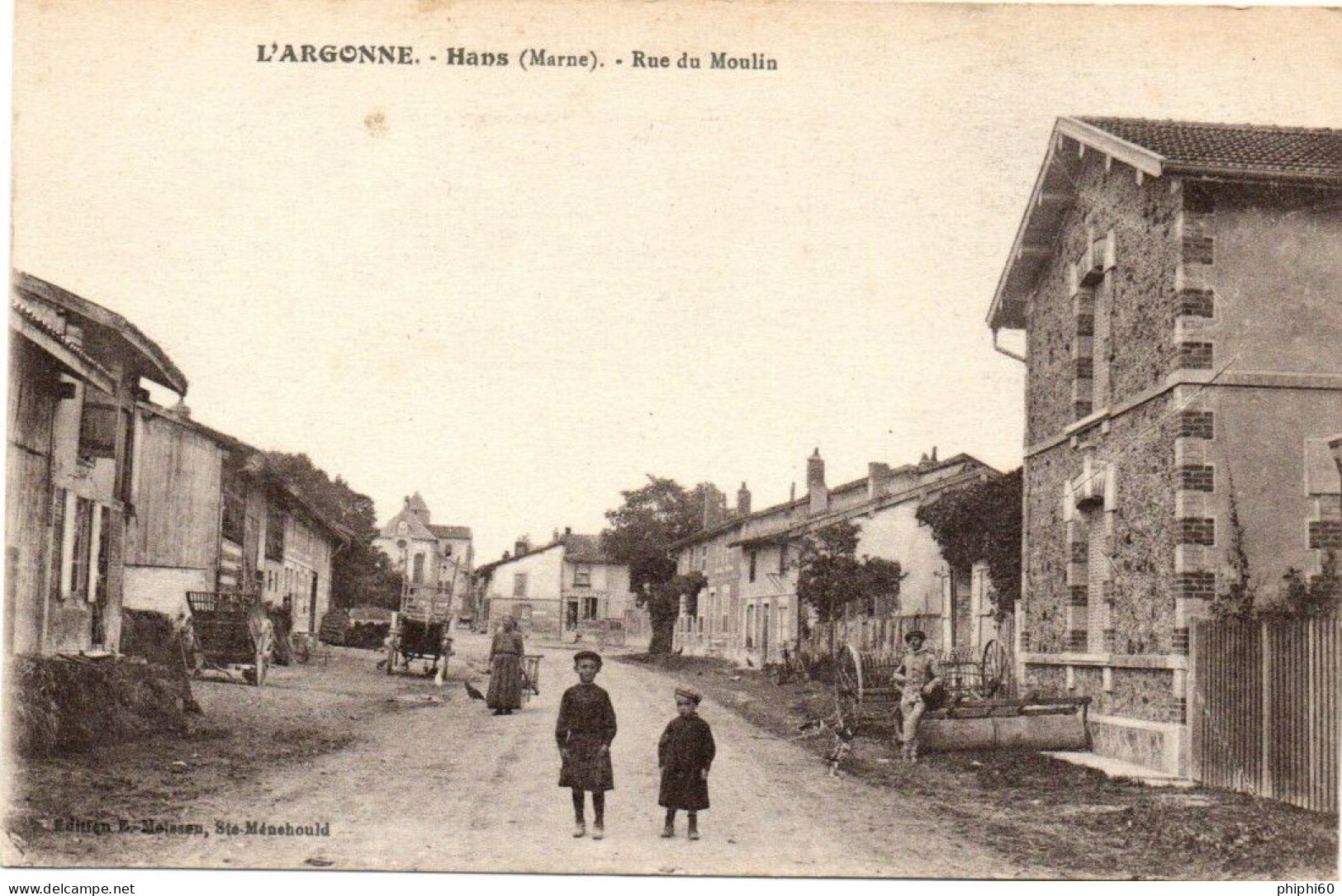 L'ARGONNE  -  HANS  - Rue Du Moulin - Other & Unclassified