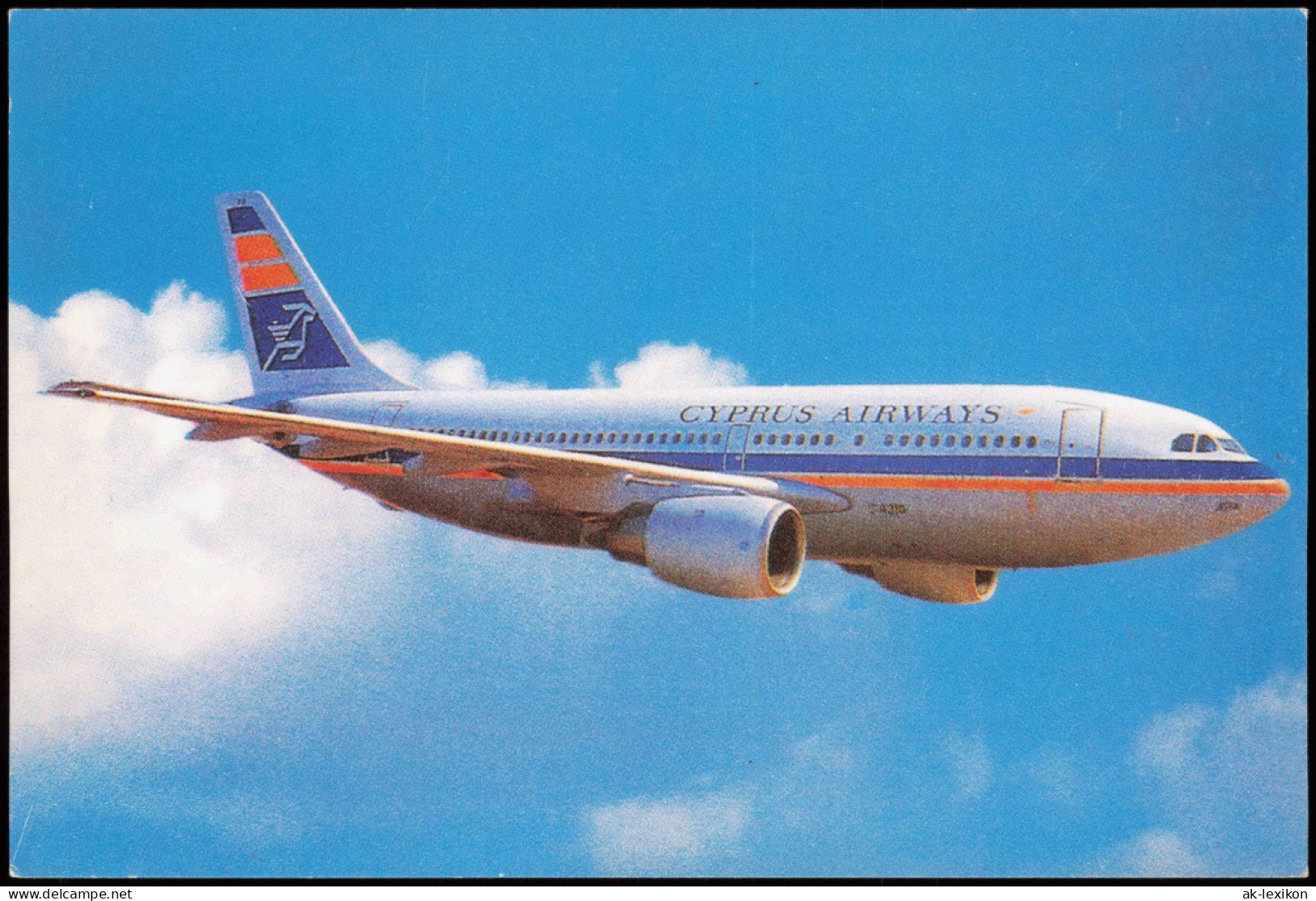 Ansichtskarte  Flugzeug Airplane: AIRBUS A310 CYPRUS AIRWAYS 1990 - 1946-....: Modern Tijdperk