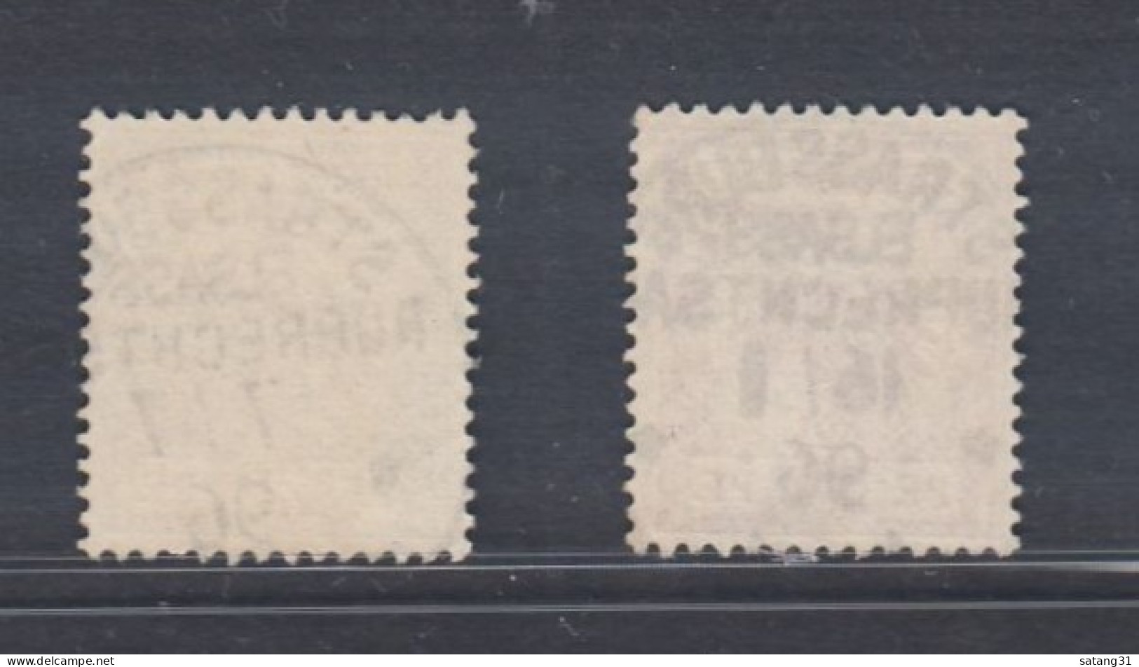 2 TIMBRES OBLITERES "STRASSBURG RUPRECHTSAU". - Gebruikt