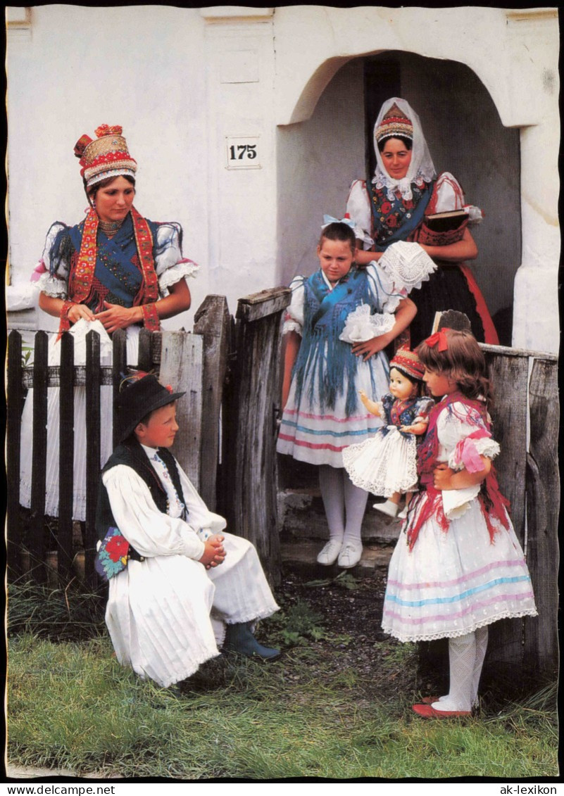 .Ungarn Trachten Ungarn MACONKA Palóc Népviselet Paloczer Volkstracht 1980 - Hungary