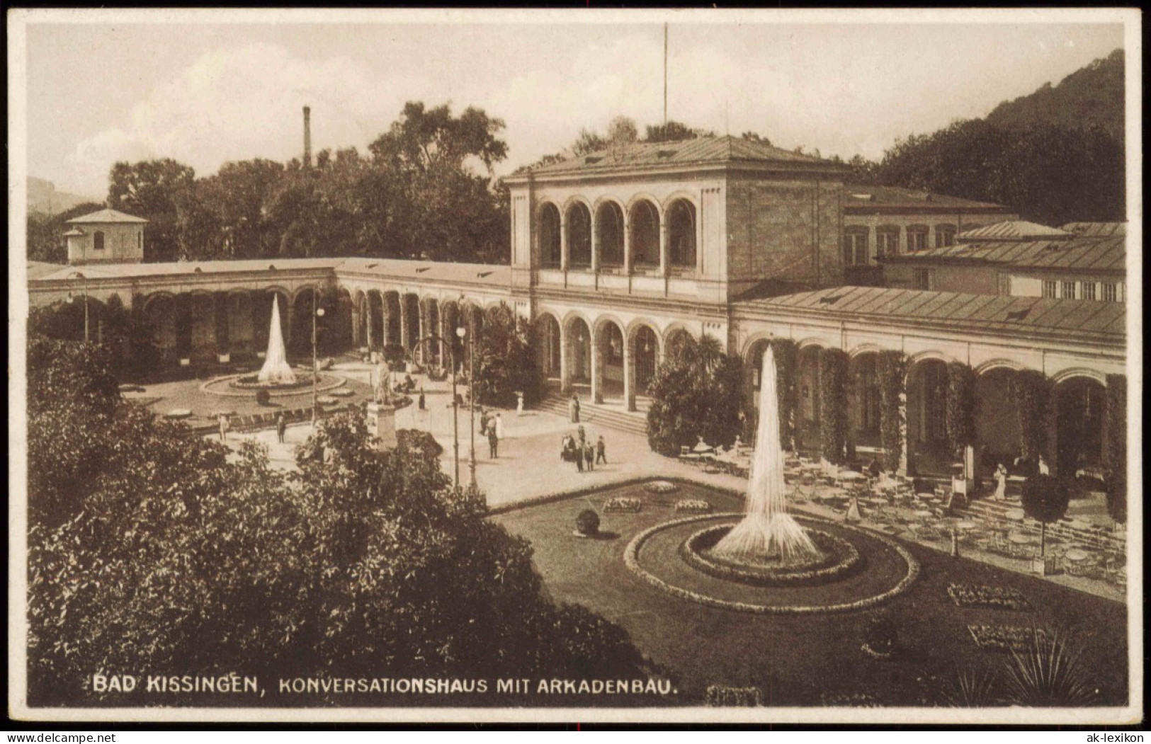 Ansichtskarte Bad Kissingen Konversationshaus Arkadenbau 1927 - Bad Kissingen