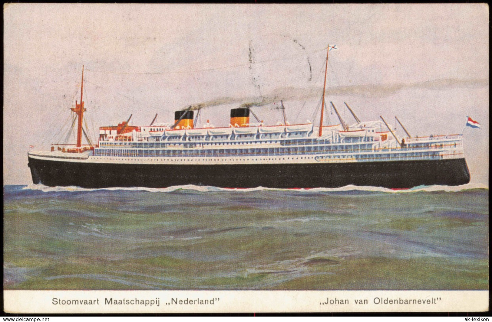 Stoomvaart Maatschappij ,,Nederland" Schiffe Dampfer Steamer 1930 - Paquebote