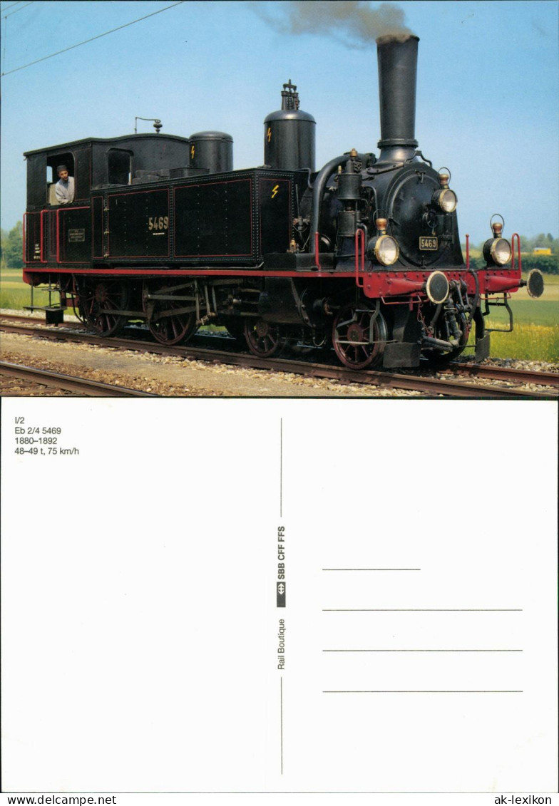 Verkehr & Eisenbahn (Railway) Dampflokomotive Eb 2/4 5469 Rail Boutique 1980 - Trenes