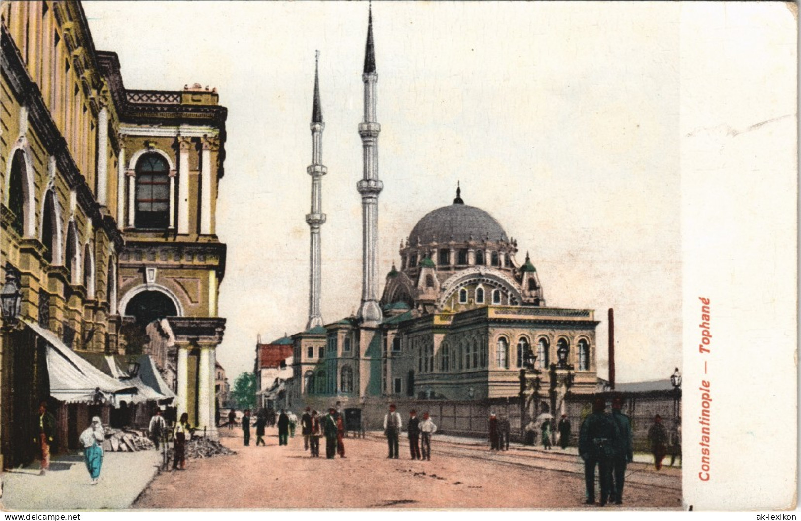 Istanbul Konstantinopel | Constantinople Straßenpartie Tophané 1908 - Türkei