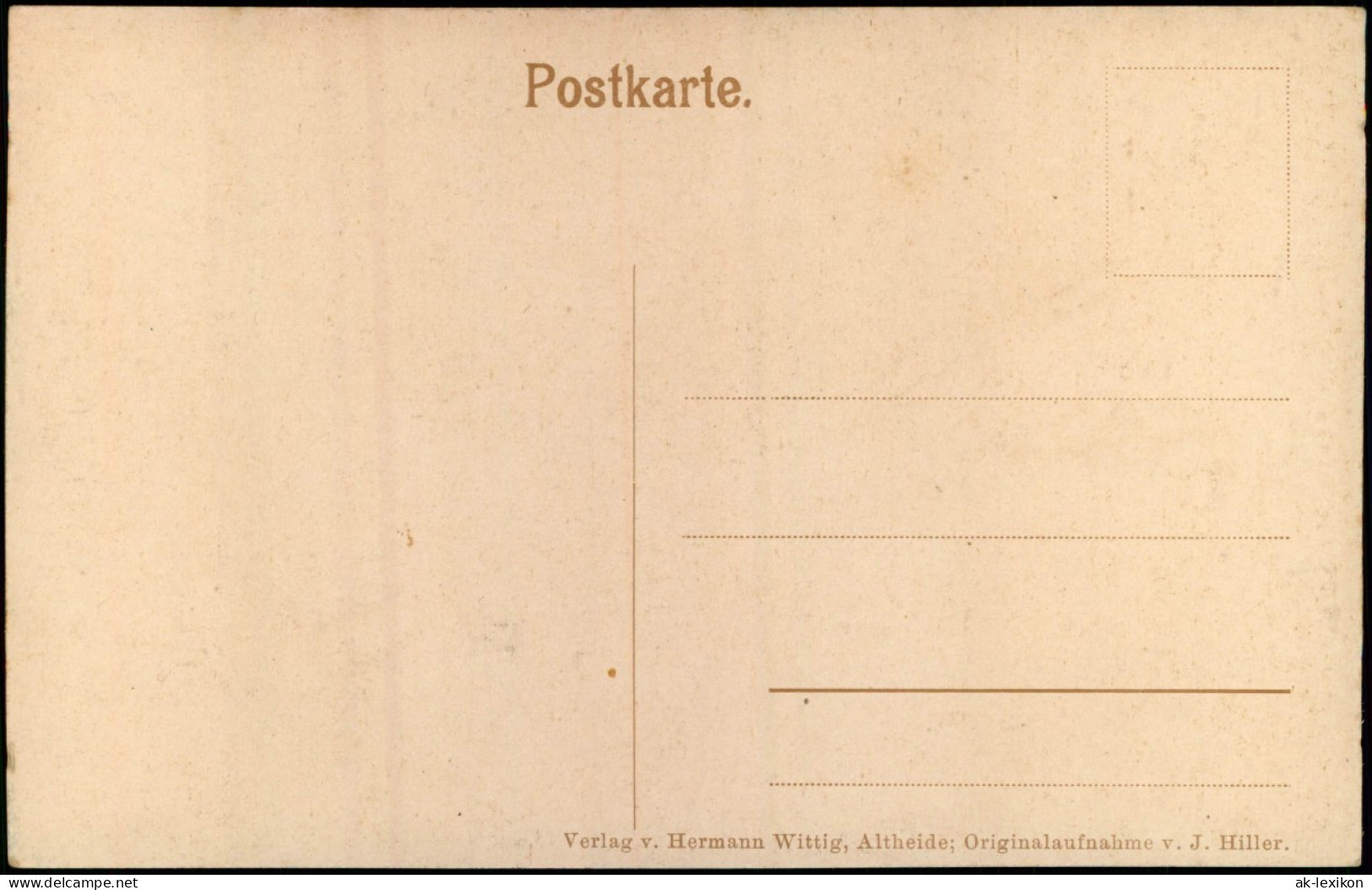 Postcard Bad Altheide Polanica-Zdrój Partie Im Höllental. 1914 - Schlesien