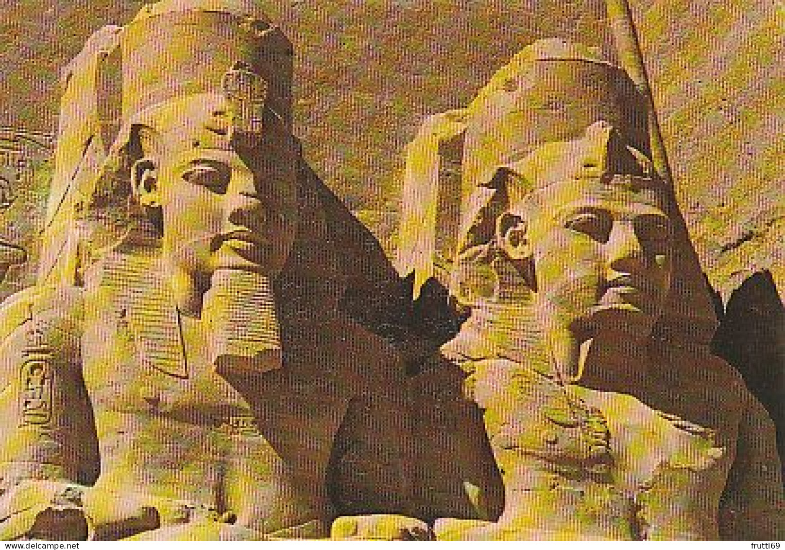 AK 214898 EGYPT - Abu Simbel - The Statues Of Ramses In Front Of The Great Temple - Tempels Van Aboe Simbel