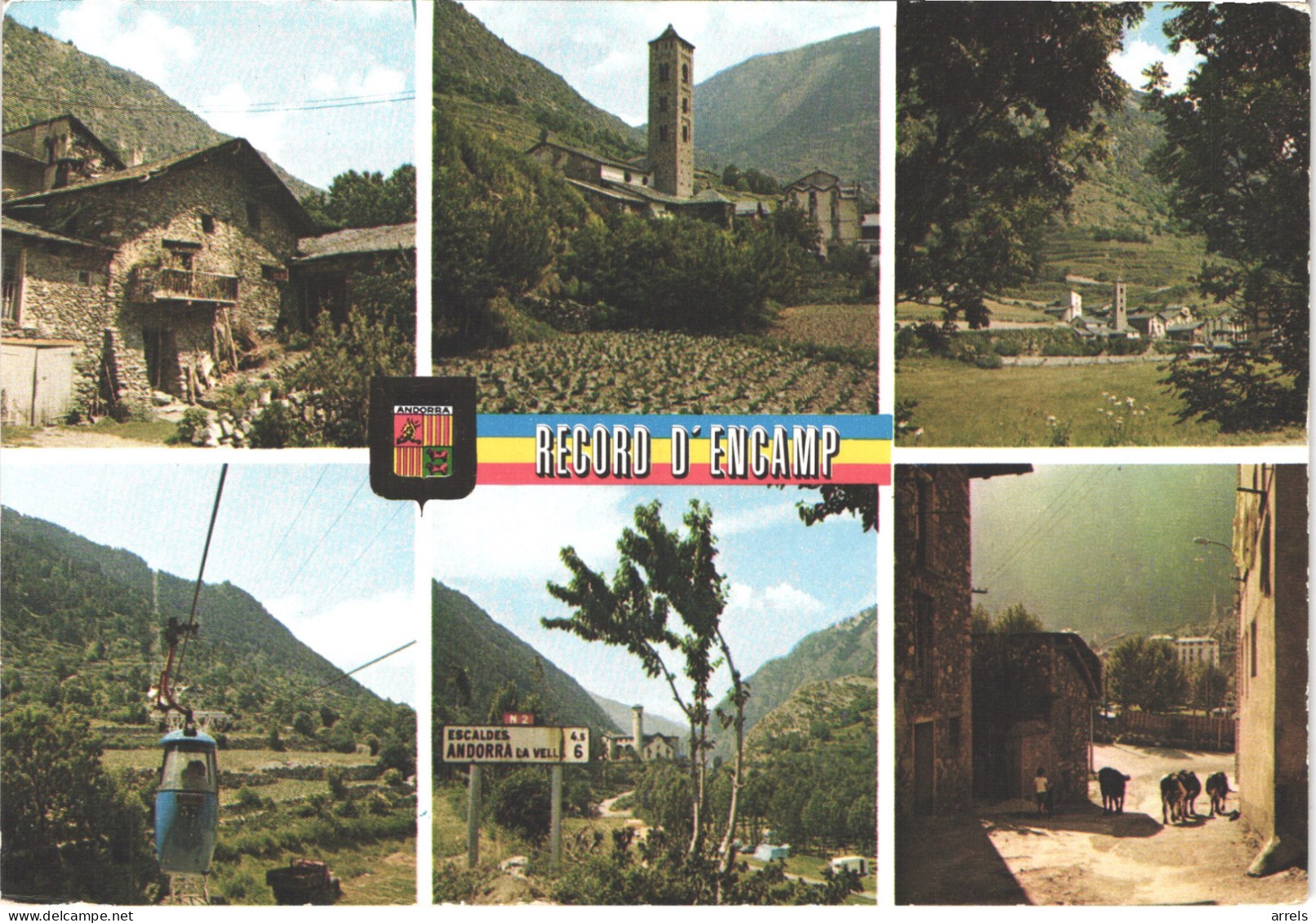 ANDORRE ANDORRA - DESTOCKAGE - Lot de 12 CPM 10 * 15 - en bel état - voir scans recto verso