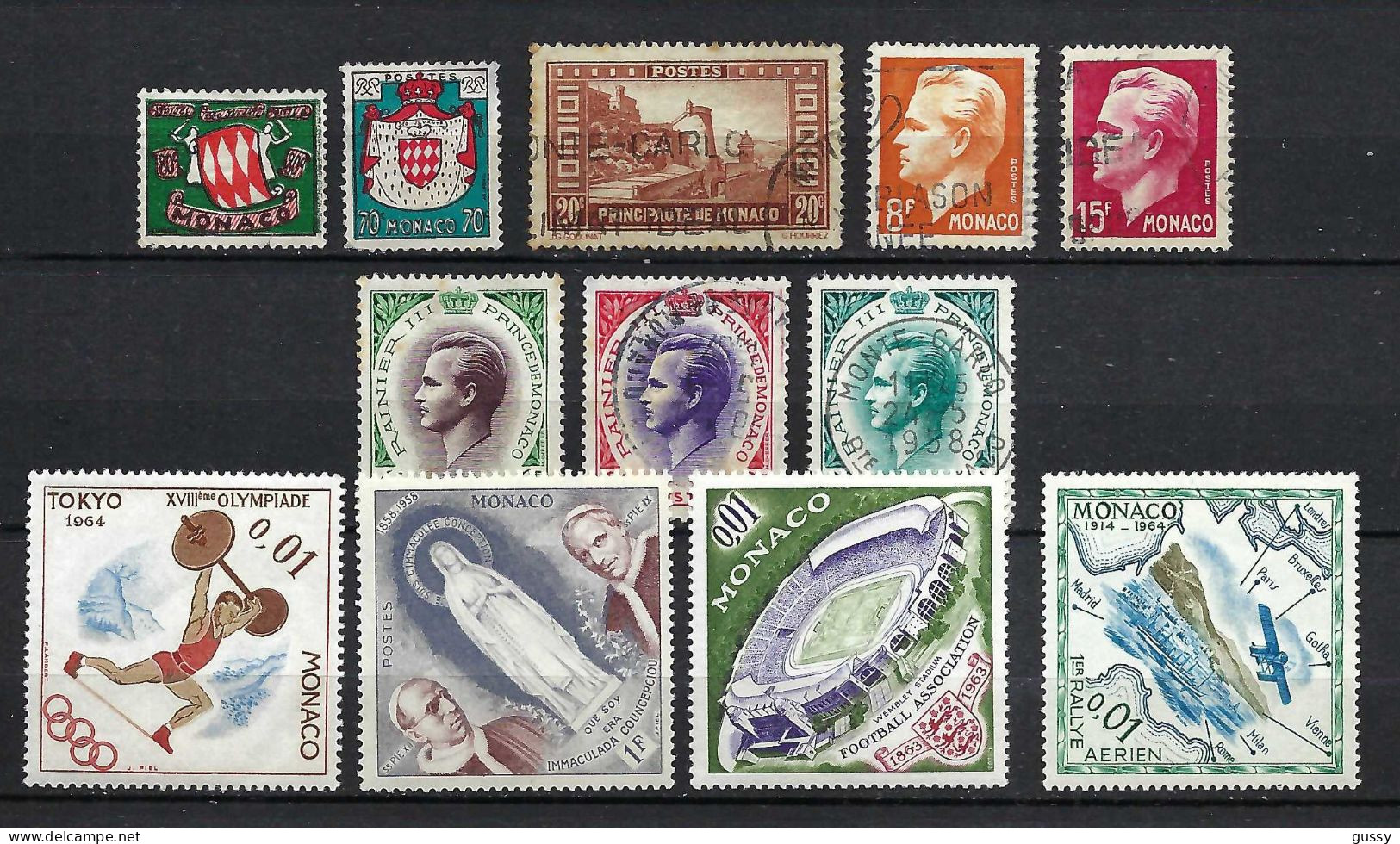 MONACO Ca.1933-64:  Lot De Neufs** Et Obl. - Used Stamps