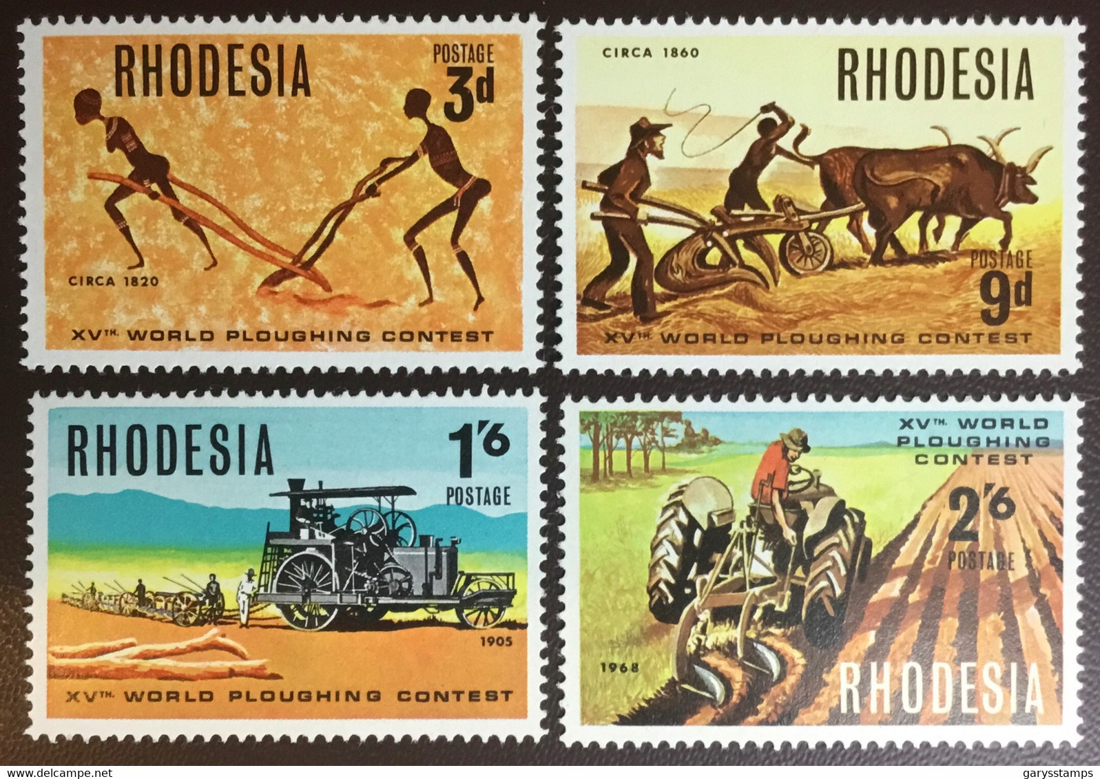 Rhodesia 1968 World Ploughing Contest MNH - Rhodesien (1964-1980)