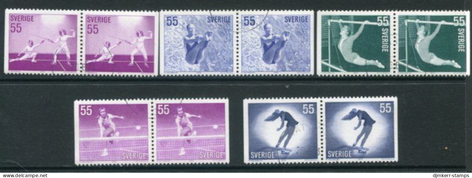 SWEDEN 1972 Sportswomen Used.  Michel 737-41 - Gebraucht